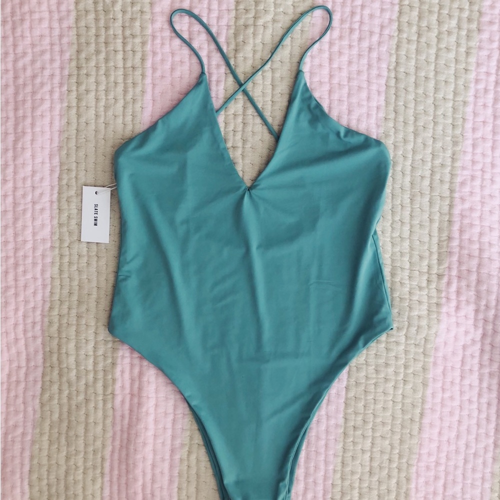 SLATE SWIM: KNOX ONE PIECE in CRUISE